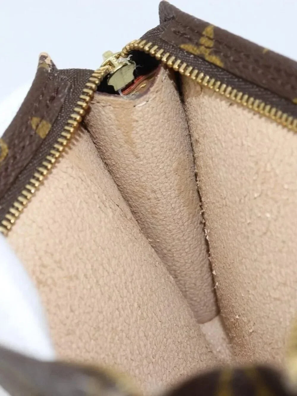 LOUIS VUITTON Monogram Bucket PM Accessory Pouch LV Auth ka2841